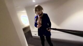 Flashing in Hotel and Cumming on a Outdoor Balcony in Sydney2