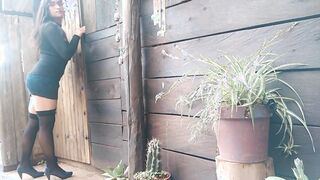 baño de aceite bebiendo mi semen