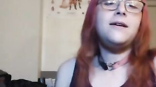 Trans candy jerks off