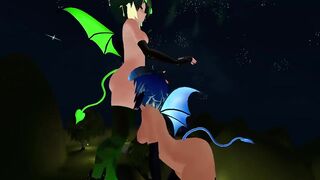 VRChat ERP Futa Succubus Oralfucking Face Fuck