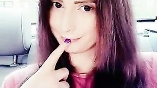 Giving my uber driver the tip