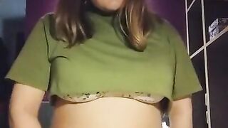 Jerking off and spanking my booty for 12 minutes straight