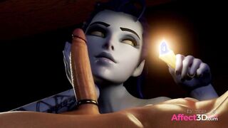 Famous Game Maidens Gives Lush Fellatio in a 3D Animation Compilation by Vulpeculy