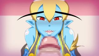 Futa Demon gets an Ace Full of Cum