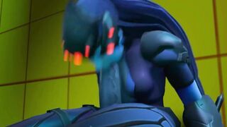 Autofelacion FUTA overwatch videojuego bizarre