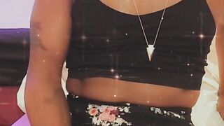 Latina playing with her big 10-Pounder