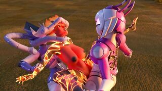 The maiden have big knob