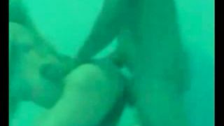 Beautiful blonde transsexual sucks his tasty big dick in the close-up