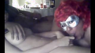 Amateur shemale porn in the bedroom with a dick-sucking Asian