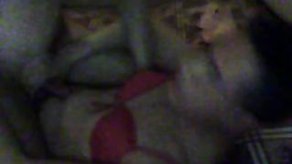 Young amateur shemale with tight ass gets fucked in the bed